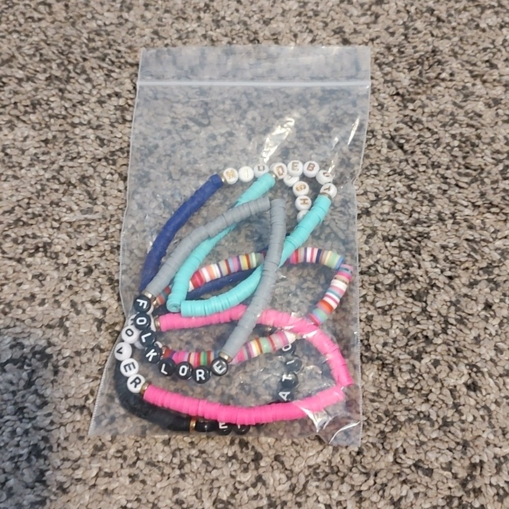 Taylor Swift Colorful Beaded Bracelets Set
